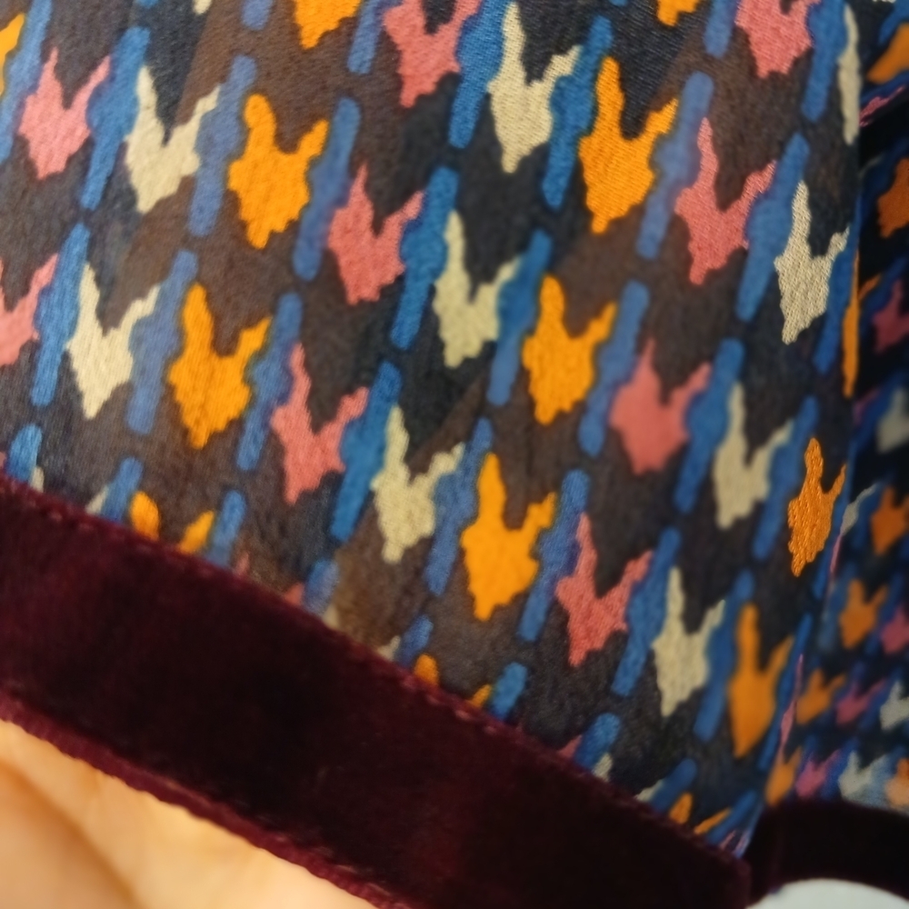Talitha Multicolor Patterned Blouse with Tie Waist - Picture 9 of 9